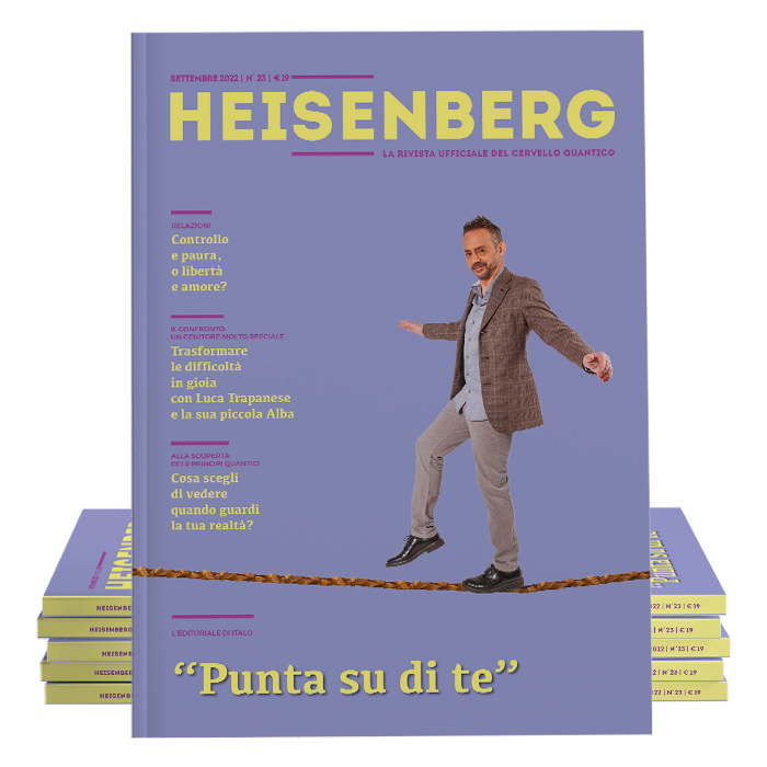 Heisenberg - La Rivista del Cervello Quantico di Italo Pentimalli | N° 23 Settembre - Il Controllo | Mockup 1